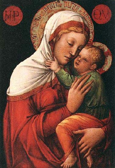 Jacopo Bellini Madonna with child EUR Norge oil painting art